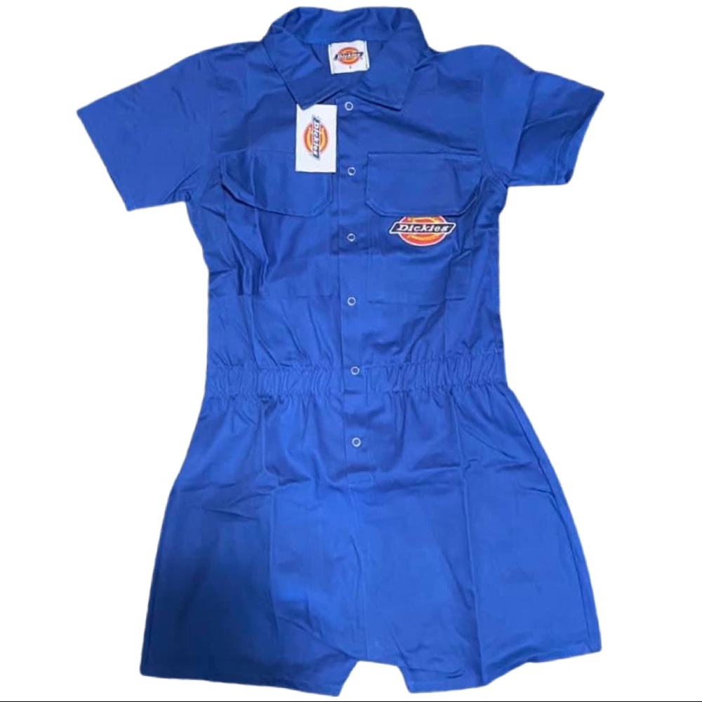 Blue Dickies Romper - Picture 1 of 1